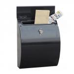 Phoenix Curvo Top Loading Mail Box MB0112KB in Black with Key Lock