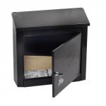 Phoenix Moda Top Loading Mail Box MB0113KB in Black with Key Lock