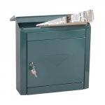 Phoenix Moda Top Loading Mail Box MB0113KG in Green with Key Lock