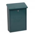 Phoenix Villa Top Loading Mail Box MB0114KG in Green with Key Lock