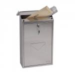 Phoenix Villa Front Loading Mail Box MB0114KS in Stainless Steel with Key Lock