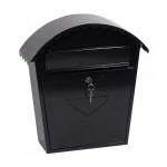 Phoenix Clasico Front Loading Mail Box MB0117KB in Black with Key Lock