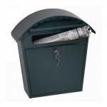 Phoenix Clasico Front Loading Mail Box MB0117KG in Green with Key Lock