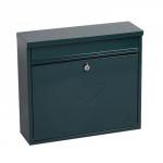 Phoenix Correo Front Loading Mail Box MB0118KG in Green with Key Lock