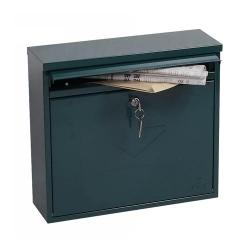 Cheap Stationery Supply of Phoenix Correo Front Loading Mail Box MB0118KG in Green with Key Lock Office Statationery