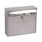Phoenix Correo Front Loading Mail Box MB0118KS in Stainless Steel with Key Lock