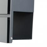 Phoenix Estilo Top Loading Letter Box MB0121KA in Graphite Grey with Key Lock MB0121KA