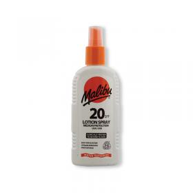 Malibu SPF 20 Sun Lotion Spray 200ml SUMAL203 MBU00052
