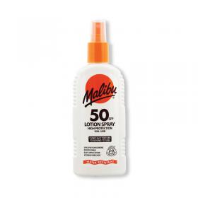Malibu SPF 50 Sun Lotion Spray 200ml SUMAL141 MBU11657