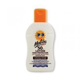 Malibu SPF 50 Kids Sun Lotion 200ml SUMAL084 MBU11659