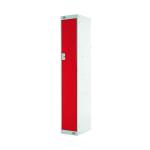 Single Compartment Locker 300x300x1800mm Red Door MC00005 MC00005
