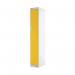 Single Compartment Locker 300x300x1800mm Yellow Door MC00006 MC00006