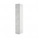 Four Compartment Locker 300x300x1800mm Light Grey Door MC00020 MC00020