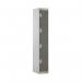 Four Compartment Locker 300x300x1800mm Dark Grey Door MC00021 MC00021