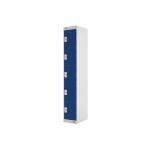 Five Compartment Locker 300x300x1800mm Blue Door MC00025 MC00025