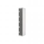 Five Compartment Locker 300x300x1800mm Dark Grey Door MC00027 MC00027