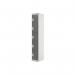 Five Compartment Locker 300x300x1800mm Dark Grey Door MC00027 MC00027