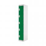 Five Compartment Locker 300x300x1800mm Green Door MC00028 MC00028