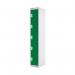Five Compartment Locker 300x300x1800mm Green Door MC00028 MC00028