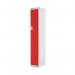 Single Compartment Locker 300x450x1800mm Red Door MC00041 MC00041