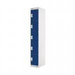 Five Compartment Locker 300x450x1800mm Blue Door MC00061 MC00061