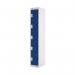 Five Compartment Locker 300x450x1800mm Blue Door MC00061 MC00061