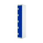 Five Compartment Locker 300x450x1800mm Blue Door MC00061 MC00061