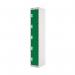 Five Compartment Locker 300x450x1800mm Green Door MC00064 MC00064