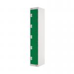 Five Compartment Locker 300x450x1800mm Green Door MC00064 MC00064