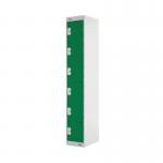 Six Compartment Locker 300x450x1800mm Green Door MC00070 MC00070