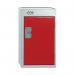 One Compartment Quarto Locker 300x300x511mm Red Door MC00077 MC00077