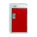 One Compartment Quarto Locker 300x300x511mm Red Door MC00077