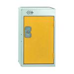 One Compartment Quarto Locker 300x300x511mm Yellow Door MC00078 MC00078