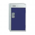 One Compartment Quarto Locker 300x450x511mm Blue Door MC00079 MC00079