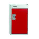 One Compartment Quarto Locker 300x450x511mm Red Door MC00083 MC00083