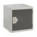 One Compartment Cube Locker 300x300x300mm Dark Grey Door MC00087 MC00087