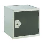 One Compartment Cube Locker 300x300x300mm Dark Grey Door MC00087 MC00087