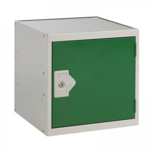 One Compartment Cube Locker 300x300x300mm Green Door QU1212A01GUPD
