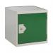 One Compartment Cube Locker 300x300x300mm Green Door MC00088 MC00088