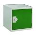 One Compartment Cube Locker 300x300x300mm Green Door MC00088