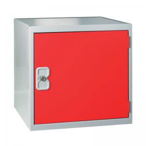 One Compartment Cube Locker 300x300x300mm Red Door QU1212A01GURD
