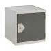 One Compartment Cube Locker 380x380x380mm Dark Grey Door MC00093 MC00093