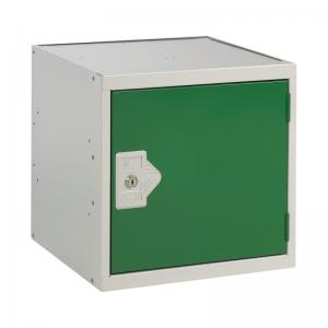 One Compartment Cube Locker 380x380x380mm Green Door QU1515A01GUPD