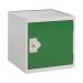 One Compartment Cube Locker 450x450x450mmm Green Door MC00100 MC00100