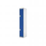 Express Standard Locker 2 Door 300x300x1800mm Light GreyBlue MC00139 MC00139