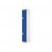 Express Standard Locker 2 Door 300x300x1800mm Light GreyBlue MC00139 MC00139