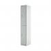 Express Standard Locker 2 Door 300x300x1800mm Light Grey MC00140 MC00140