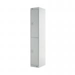 Express Standard Locker 2 Door 300x300x1800mm Light Grey MC00140 MC00140