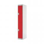 Express Standard Locker 2 Door 300x300x1800mm Red Deep MC00141 MC00141