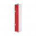 Express Standard Locker 2 Door 300x300x1800mm Red Deep MC00141 MC00141